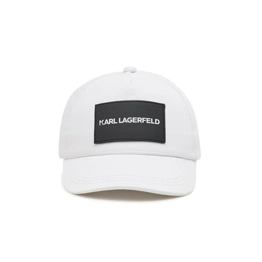 czapka karl lagerfeld z30146 biały ze sklepu Royal Shop w kategorii Czapki z daszkiem męskie - zdjęcie 169804047