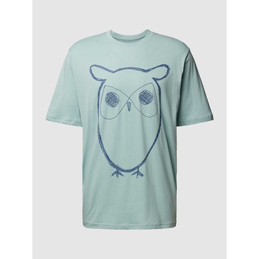 T-shirt z nadrukiem z motywem model ‘big owl’ ze sklepu Peek&Cloppenburg  w kategorii T-shirty męskie - zdjęcie 169806676