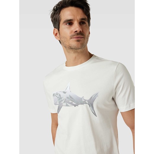T-shirt męski ANTONY MORATO z bawełny z krótkimi rękawami 