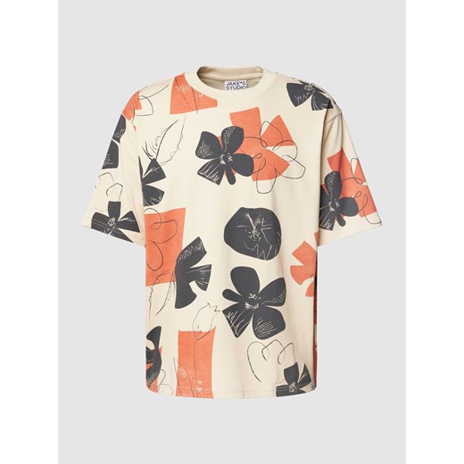 T-shirt z okrągłym dekoltem model ‘FAIK’ ze sklepu Peek&Cloppenburg  w kategorii T-shirty męskie - zdjęcie 169806929