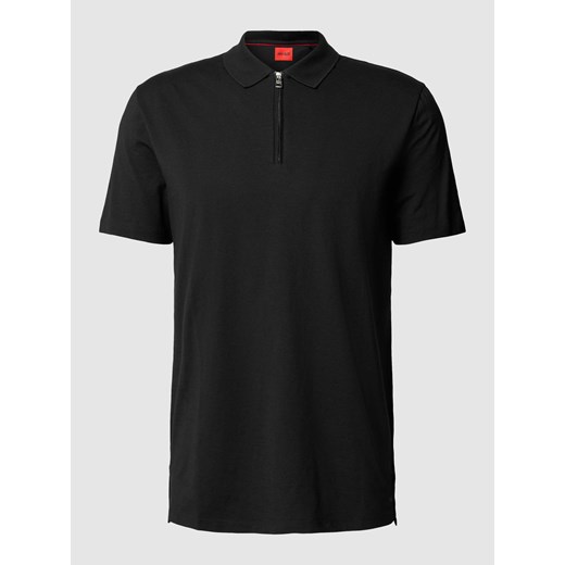 Koszulka polo z krótkim zamkiem błyskawicznym model ‘Dekok’ ze sklepu Peek&Cloppenburg  w kategorii T-shirty męskie - zdjęcie 169806946