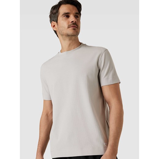 T-shirt męski Emporio Armani biały bawełniany z krótkim rękawem 