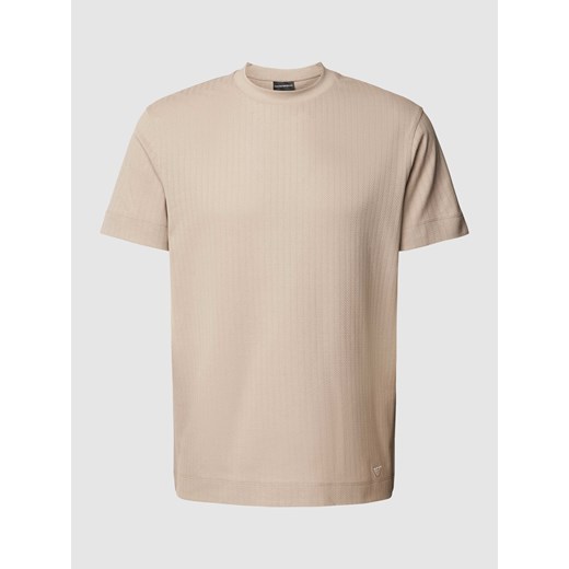 T-shirt z drobno fakturowanym wzorem ze sklepu Peek&Cloppenburg  w kategorii T-shirty męskie - zdjęcie 169807029