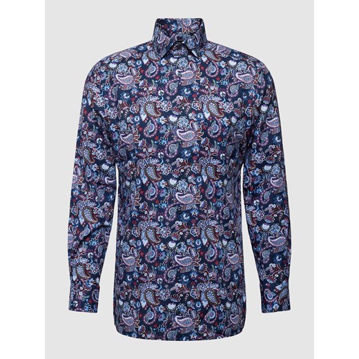 Koszula biznesowa o kroju modern fit ze wzorem paisley Olymp 40 wyprzedaż Peek&Cloppenburg 