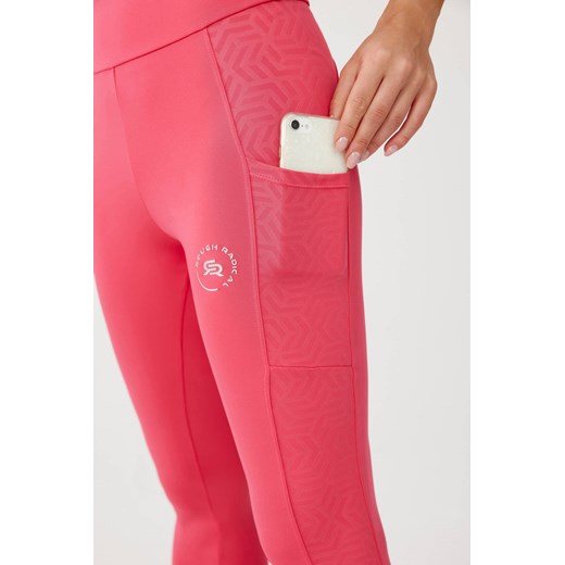 Spodnie damskie Rough Radical różowe z elastanu 