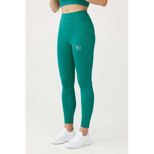 Spodnie damskie Rough Radical sportowe zielone z elastanu 