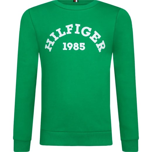 Zielona bluza chłopięca Tommy Hilfiger na zimę 