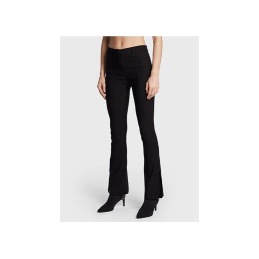 Brave Soul Spodnie materiałowe LTRW-272LAUREN Czarny Regular Fit ze sklepu MODIVO w kategorii Spodnie damskie - zdjęcie 169810269