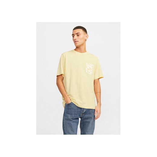 Jack&Jones T-Shirt Lafayette 12250435 Żółty Standard Fit ze sklepu MODIVO w kategorii T-shirty męskie - zdjęcie 169810458