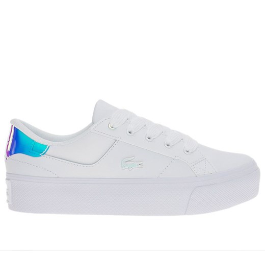 Buty Lacoste Ziane Platform 124 1 CFA 747CFA0004-1Y9 - białe ze sklepu streetstyle24.pl w kategorii Trampki damskie - zdjęcie 169810645