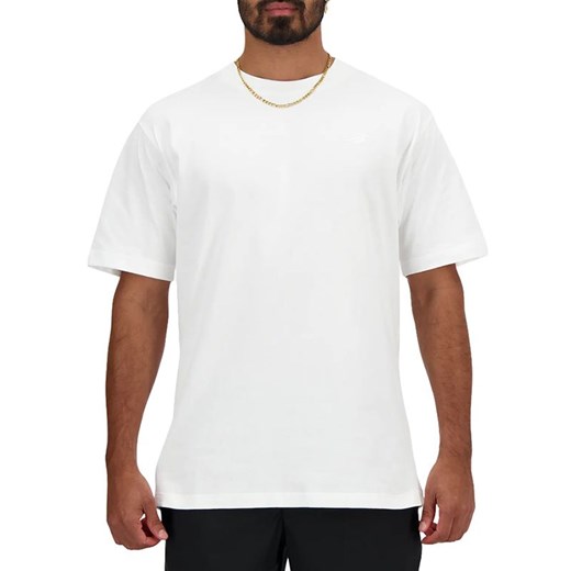Koszulka New Balance MT41533WT - biała ze sklepu streetstyle24.pl w kategorii T-shirty męskie - zdjęcie 169810649