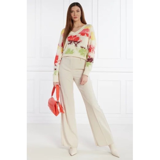 Sweter damski Desigual z okrągłym dekoltem casual 