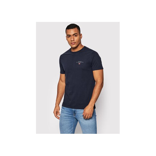 Napapijri T-Shirt Selbas NP0A4GBQ Granatowy Regular Fit ze sklepu MODIVO w kategorii T-shirty męskie - zdjęcie 169812989