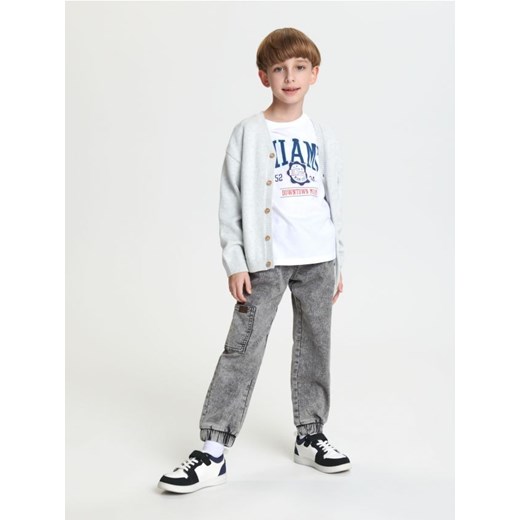 Sinsay - Jeansy jogger - szary ze sklepu Sinsay w kategorii Spodnie chłopięce - zdjęcie 169813849