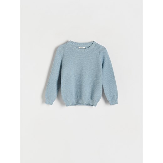 Reserved - Melanżowy sweter - niebieski ze sklepu Reserved w kategorii Swetry chłopięce - zdjęcie 169814588
