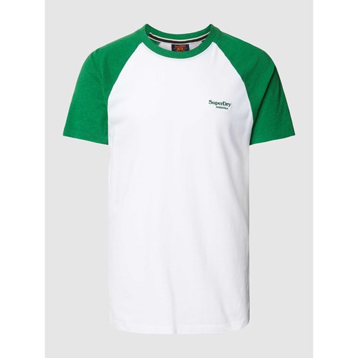T-shirt z raglanowymi rękawami model ‘Essential Logo’ ze sklepu Peek&Cloppenburg  w kategorii T-shirty męskie - zdjęcie 169818249
