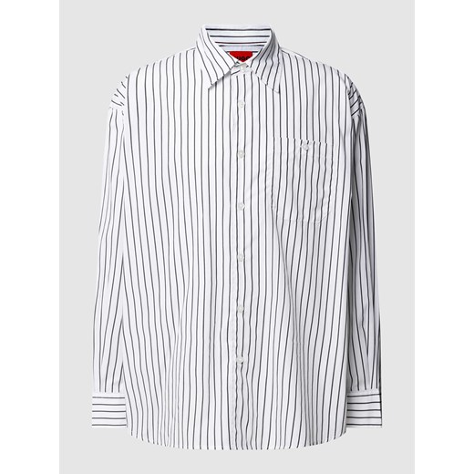 Koszula casualowa o kroju relaxed fit ze wzorem w paski model ‘Emaio’ ze sklepu Peek&Cloppenburg  w kategorii Koszule męskie - zdjęcie 169818267