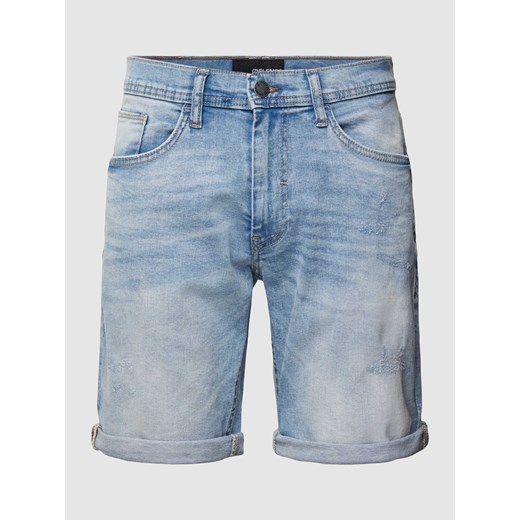 Szorty jeansowe o kroju slim fit z 5 kieszeniami ze sklepu Peek&Cloppenburg  w kategorii Spodenki męskie - zdjęcie 169818308