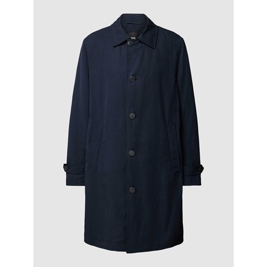 Płaszcz z dodatkiem lnu model ‘Cam Circ’ ze sklepu Peek&Cloppenburg  w kategorii Płaszcze męskie - zdjęcie 169818317