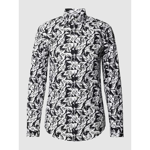 Koszula biznesowa o kroju slim fit ze wzorem na całej powierzchni model ‘Hank’ ze sklepu Peek&Cloppenburg  w kategorii Koszule męskie - zdjęcie 169818396