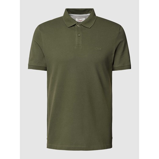 Koszulka polo z detalem z logo ze sklepu Peek&Cloppenburg  w kategorii T-shirty męskie - zdjęcie 169818409