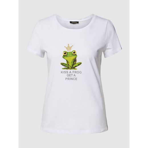 T-shirt z nadrukiem z napisem i motywem ze sklepu Peek&Cloppenburg  w kategorii Bluzki damskie - zdjęcie 169818435