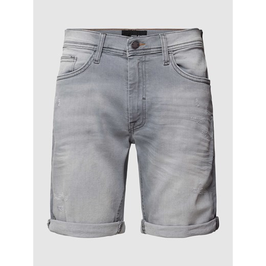 Szorty jeansowe o kroju slim fit z 5 kieszeniami ze sklepu Peek&Cloppenburg  w kategorii Spodenki męskie - zdjęcie 169818808