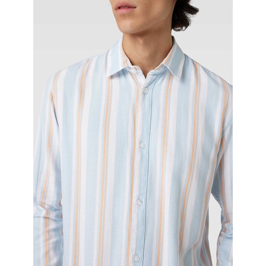 Koszula casualowa o kroju relaxed fit ze wzorem w paski Tom Tailor Denim M Peek&Cloppenburg 