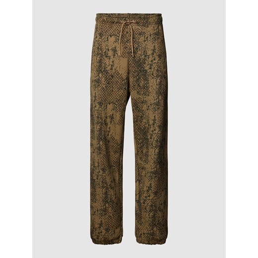 Spodnie dresowe z wzorem na całej powierzchni ze sklepu Peek&Cloppenburg  w kategorii Spodnie męskie - zdjęcie 169818867