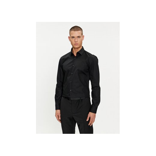Hugo Koszula Koey 50513932 Czarny Slim Fit ze sklepu MODIVO w kategorii Koszule męskie - zdjęcie 169819569