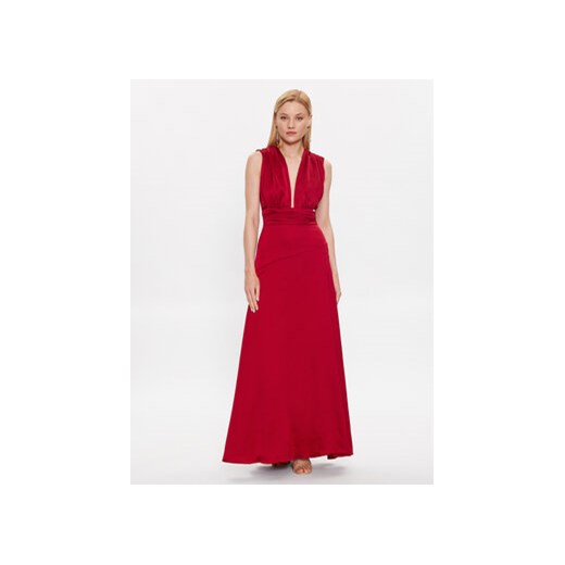 Marciano Guess Sukienka wieczorowa 3YGK10 9444Z Czerwony Flared Fit ze sklepu MODIVO w kategorii Sukienki - zdjęcie 169819595