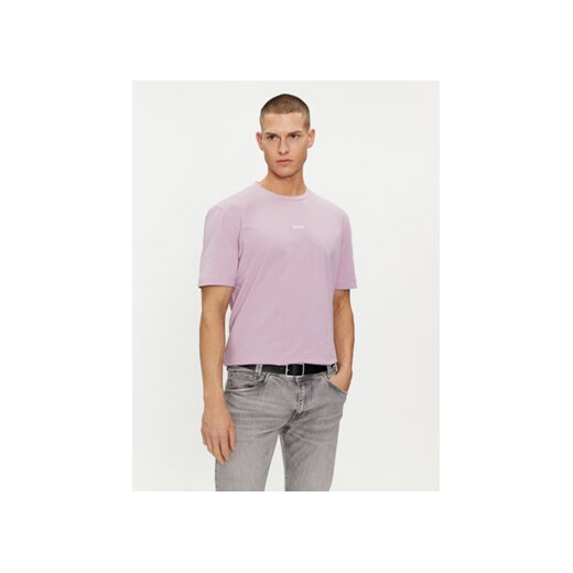 Boss T-Shirt Tchup 50473278 Fioletowy Relaxed Fit ze sklepu MODIVO w kategorii T-shirty męskie - zdjęcie 169819796