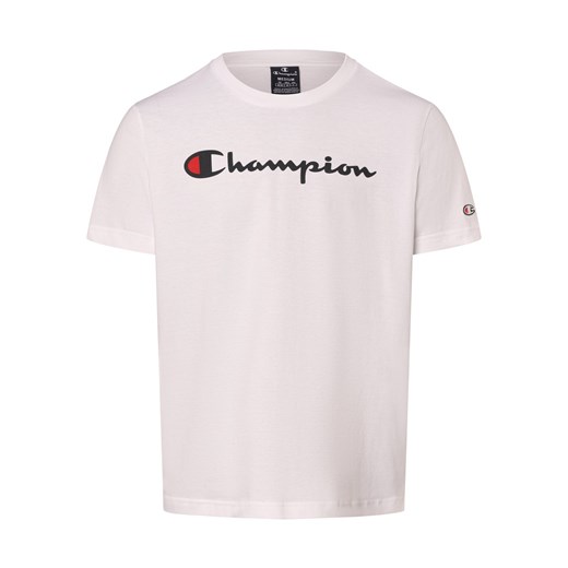 Champion Koszulka męska Mężczyźni Bawełna biały nadruk Champion M vangraaf