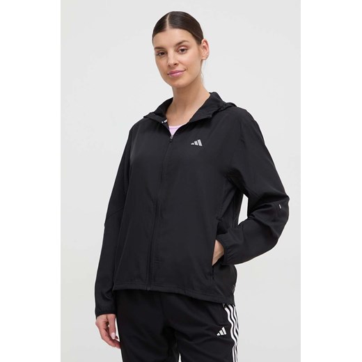 adidas Performance kurtka do biegania Run It kolor czarny przejściowa IL7223 ze sklepu ANSWEAR.com w kategorii Kurtki damskie - zdjęcie 169821556