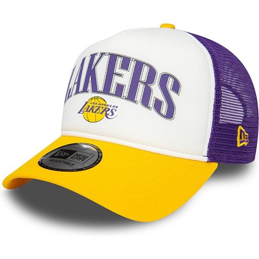 Czapka z daszkiem NBA Retro Trucker Los Angeles Lakers New Era ze sklepu SPORT-SHOP.pl w kategorii Czapki z daszkiem męskie - zdjęcie 169823089