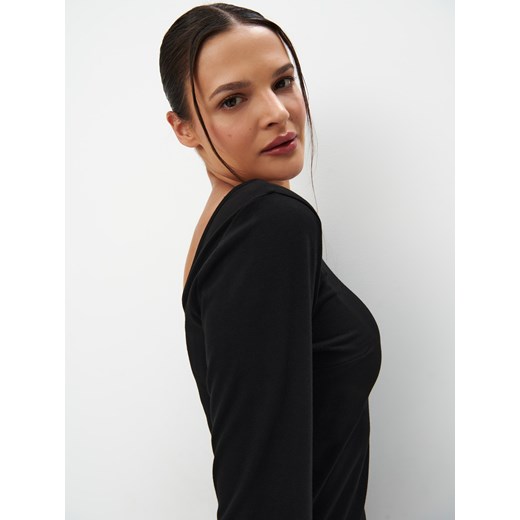 Czarna sukienka Mohito maxi 