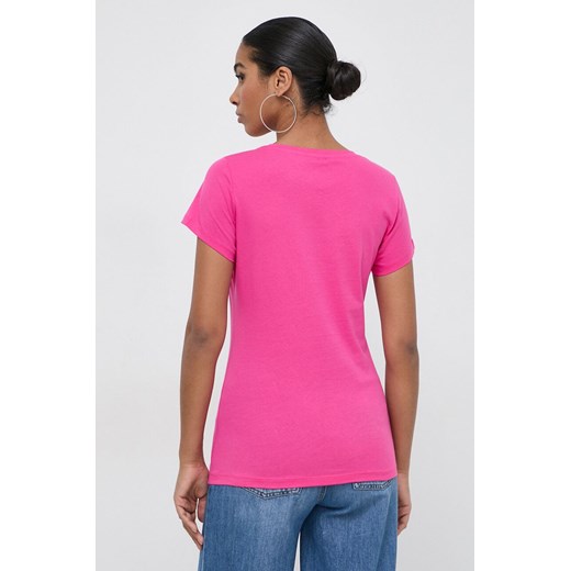 Liu Jo t-shirt bawełniany damski kolor różowy Liu Jo XL ANSWEAR.com