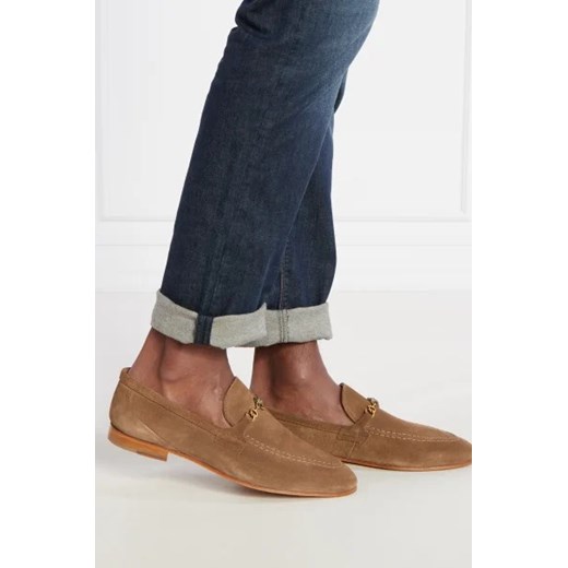 Mokasyny męskie Kurt Geiger skórzane eleganckie bez zapięcia