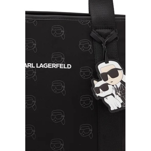Torba/walizka dziecięca Karl Lagerfeld czarna 