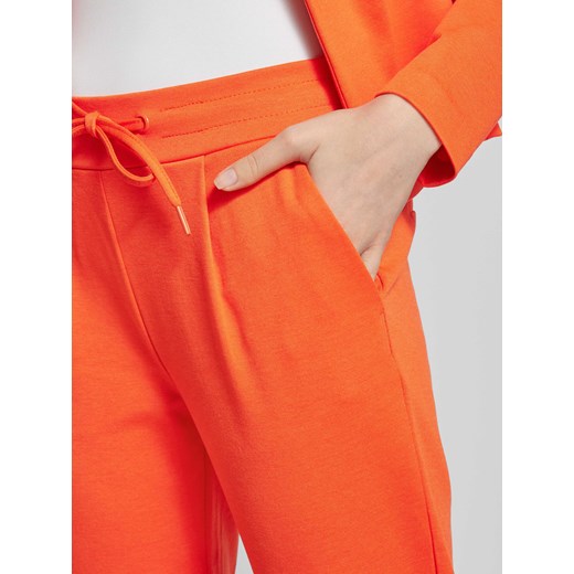 Spodnie dresowe o kroju slim fit z tunelem model ‘KATE’ Ichi S Peek&Cloppenburg 