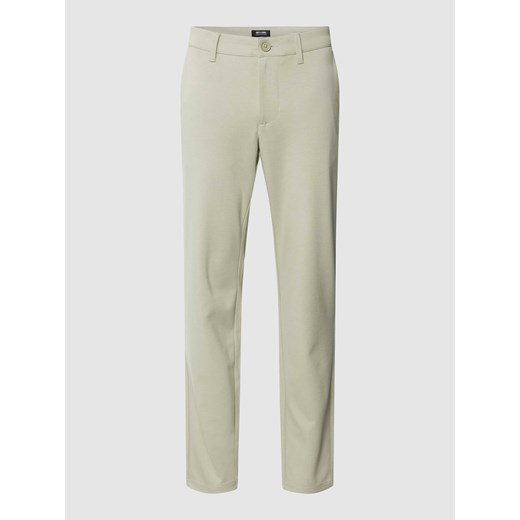 Spodnie materiałowe o kroju tapered fit ze szlufkami na pasek model ‘MARK’ Only & Sons 33/34 Peek&Cloppenburg 