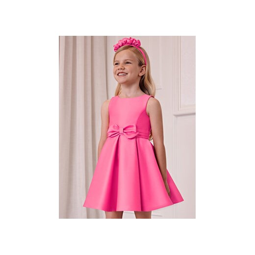Abel & Lula Sukienka elegancka 5061 Różowy Regular Fit ze sklepu MODIVO w kategorii Sukienki dziewczęce - zdjęcie 169832885