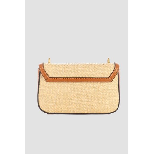 GUESS Beżowa torebka Status Mini Xbody Guess wyprzedaż outfit.pl