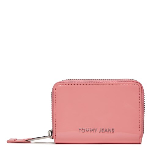 Mały Portfel Damski Tommy Jeans Tjw Ess Must Small Za Patent AW0AW15935 Różowy ze sklepu eobuwie.pl w kategorii Portfele damskie - zdjęcie 169833897