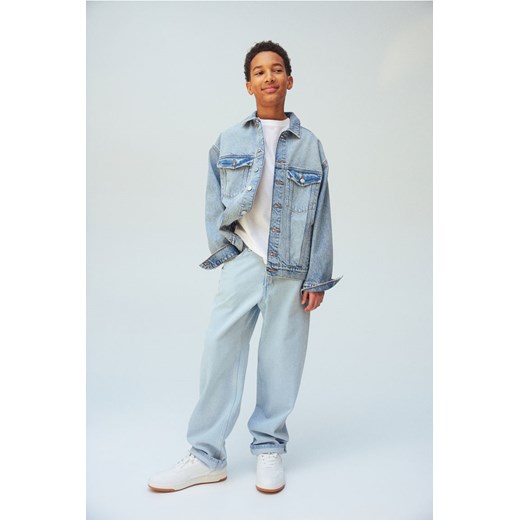 H & M - Loose Fit Jeans - Niebieski ze sklepu H&M w kategorii Spodnie chłopięce - zdjęcie 169834127