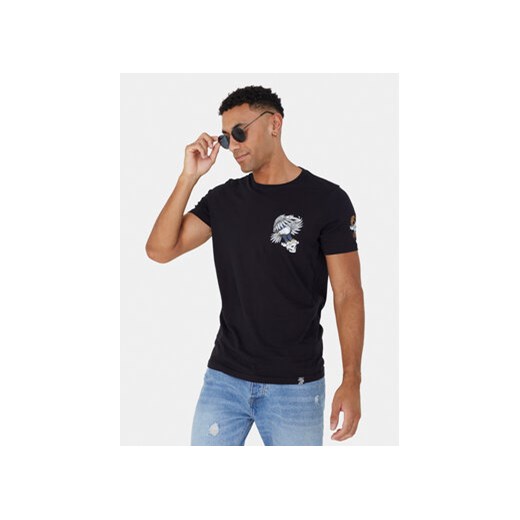 Brave Soul T-Shirt MTS-149FREDDIE Czarny Straight Fit ze sklepu MODIVO w kategorii T-shirty męskie - zdjęcie 169834736