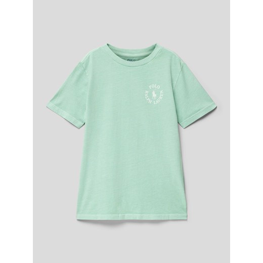 T-shirt z nadrukiem z logo ze sklepu Peek&Cloppenburg  w kategorii T-shirty chłopięce - zdjęcie 169838268