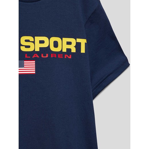T-shirt chłopięce Polo Sport z krótkimi rękawami w nadruki 