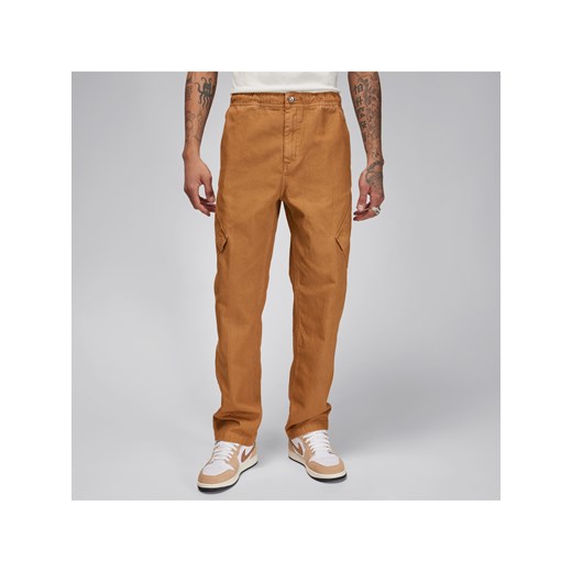 Męskie spodnie z efektem sprania Jordan Essentials Chicago - Brązowy ze sklepu Nike poland w kategorii Spodnie męskie - zdjęcie 169839346
