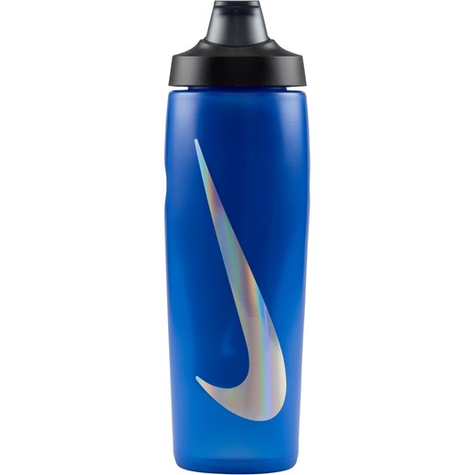 Bidon z zamykaną zakrętką Nike Refuel (0,7 l) - Niebieski ze sklepu Nike poland w kategorii Bidony i butelki - zdjęcie 169839348